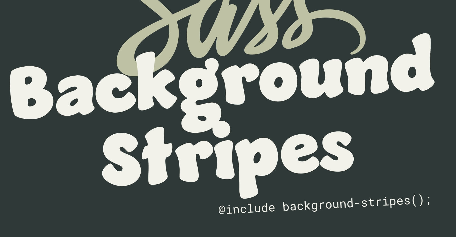Background Stripes Sass Mixin · Gerillass Documentation