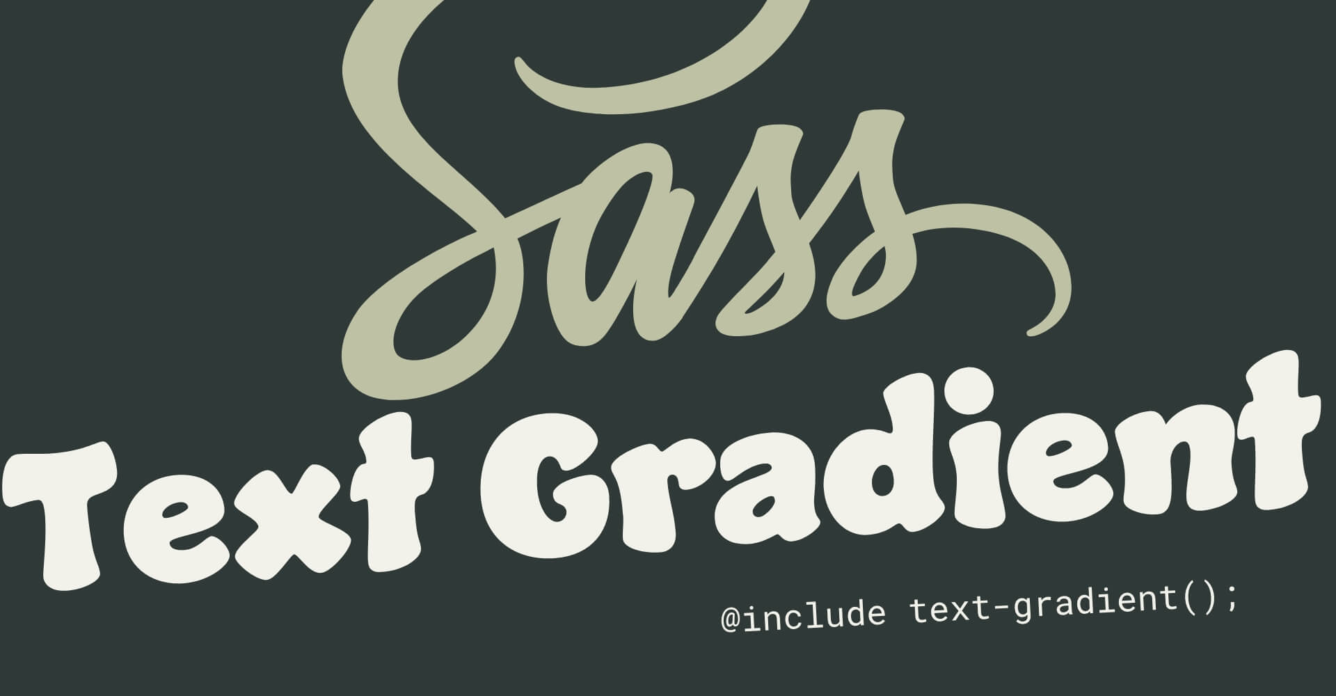 Text Gradient Sass Mixin · Gerillass Documentation